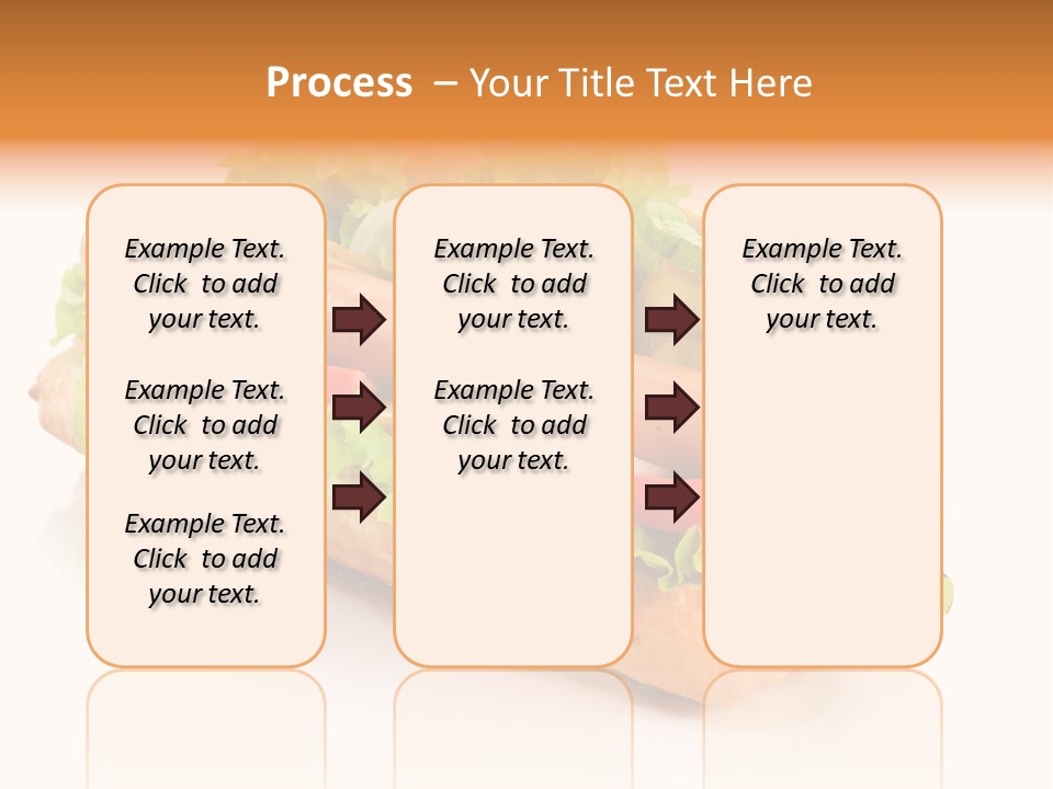 Sandwich Cucumbers Hot Dog PowerPoint Template