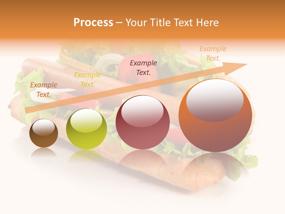 Sandwich Cucumbers Hot Dog PowerPoint Template