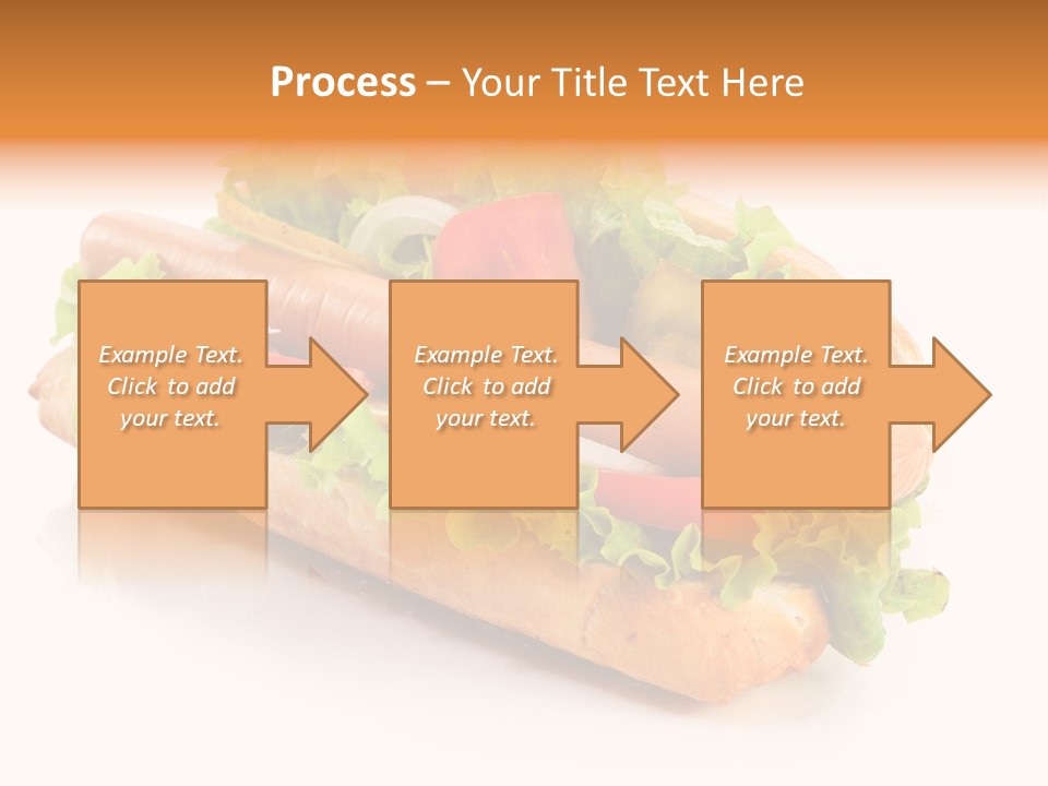 Sandwich Cucumbers Hot Dog PowerPoint Template