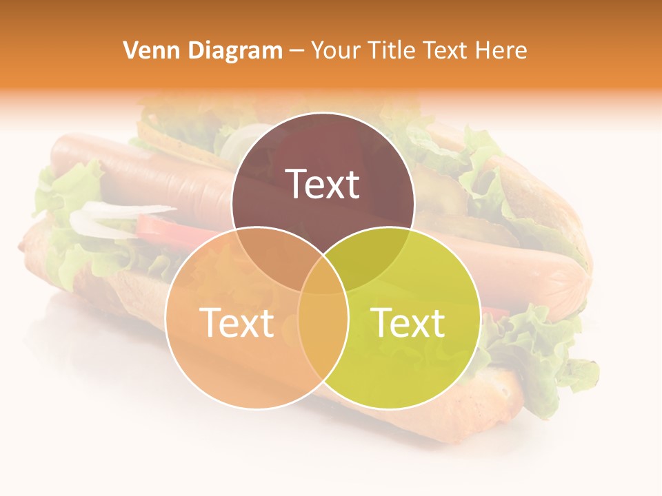 Sandwich Cucumbers Hot Dog PowerPoint Template