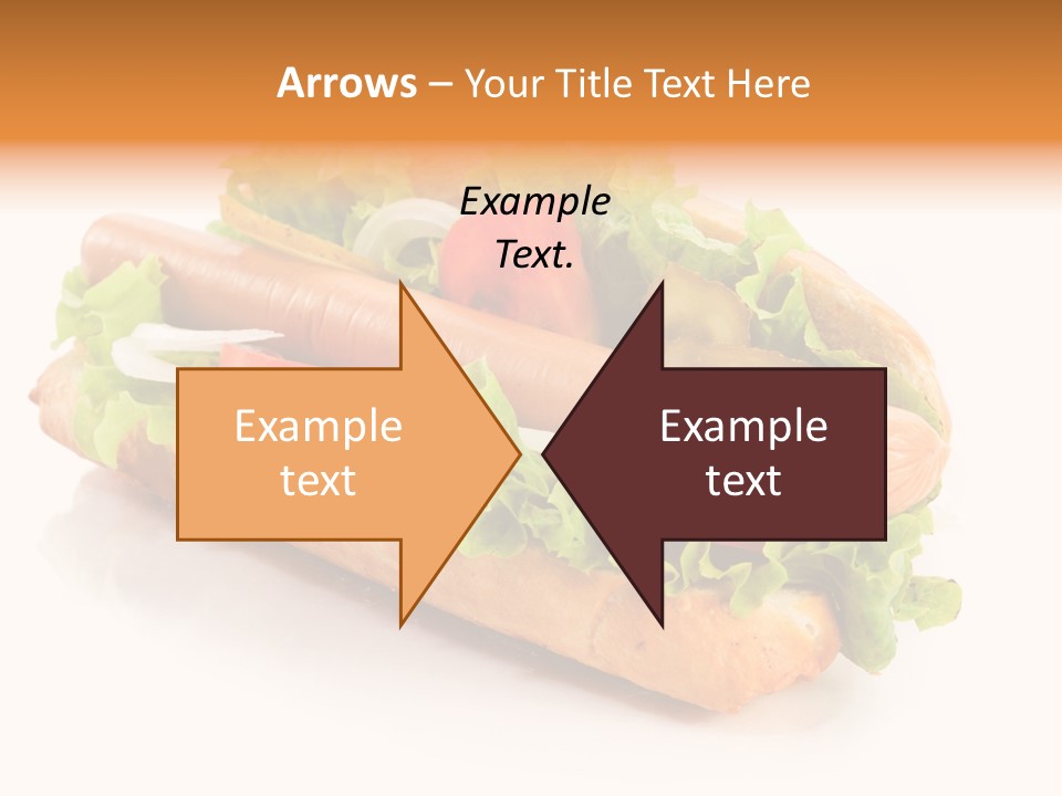 Sandwich Cucumbers Hot Dog PowerPoint Template