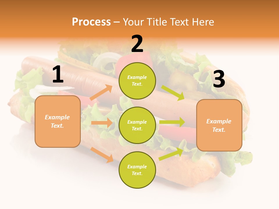 Sandwich Cucumbers Hot Dog PowerPoint Template