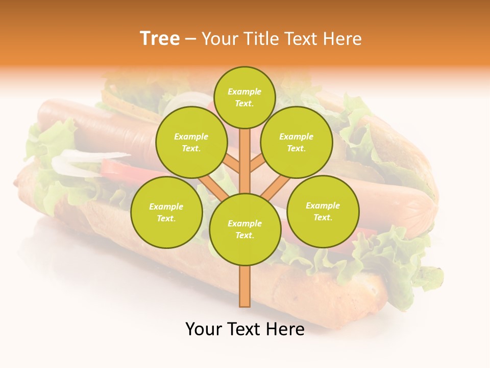 Sandwich Cucumbers Hot Dog PowerPoint Template
