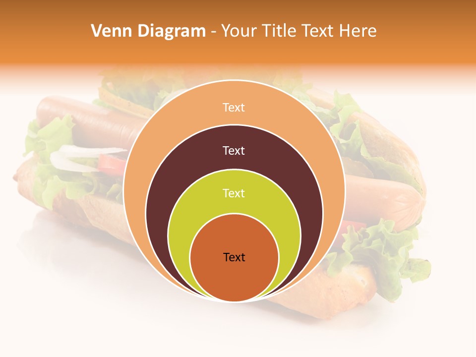 Sandwich Cucumbers Hot Dog PowerPoint Template