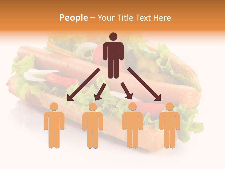 Sandwich Cucumbers Hot Dog PowerPoint Template