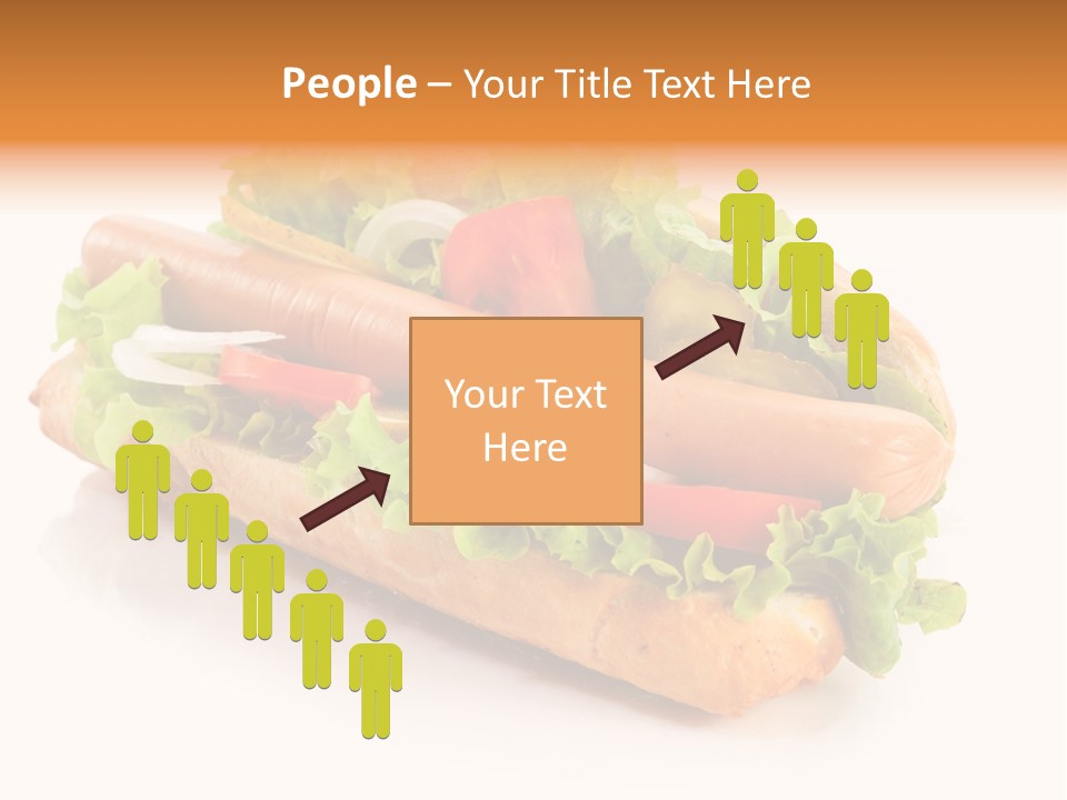 Sandwich Cucumbers Hot Dog PowerPoint Template
