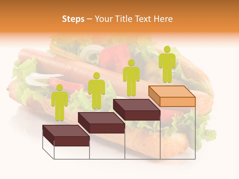 Sandwich Cucumbers Hot Dog PowerPoint Template