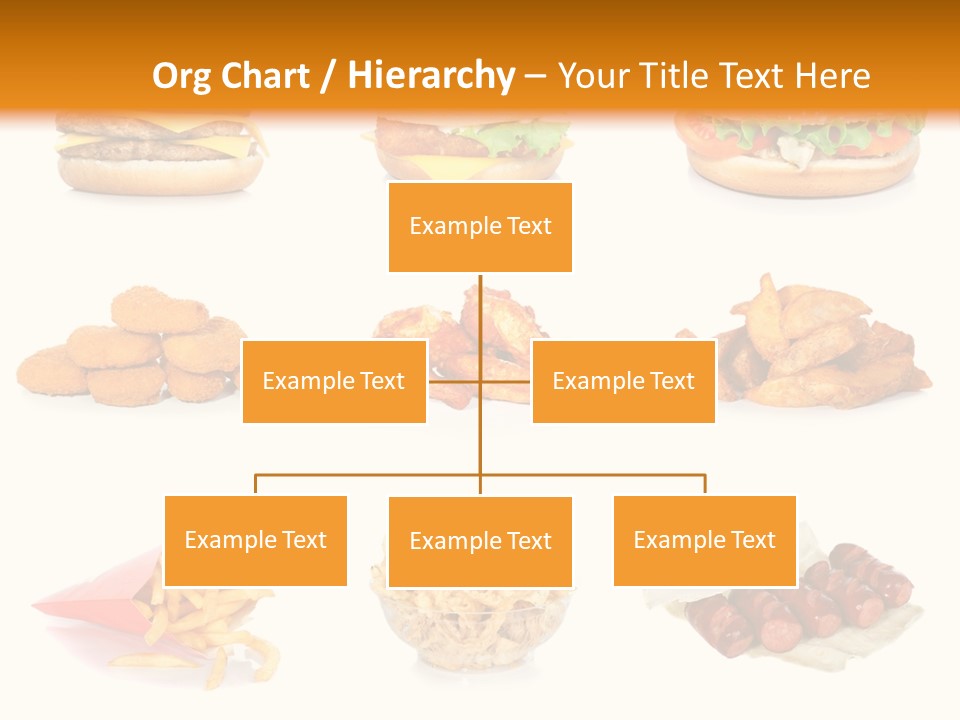 Huge Pizza Fried PowerPoint Template