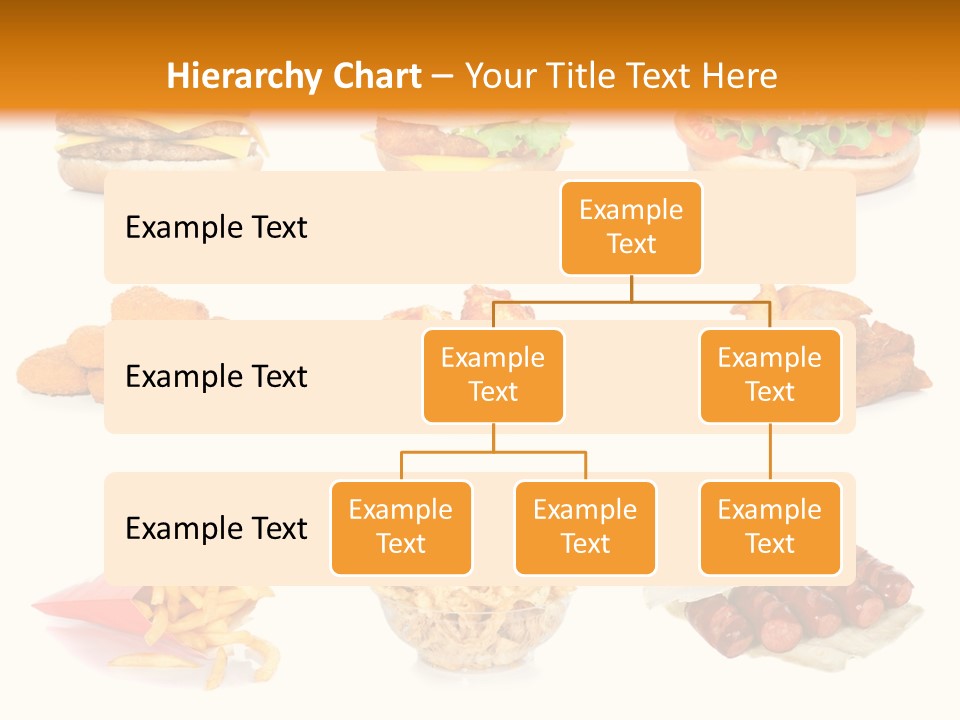 Huge Pizza Fried PowerPoint Template