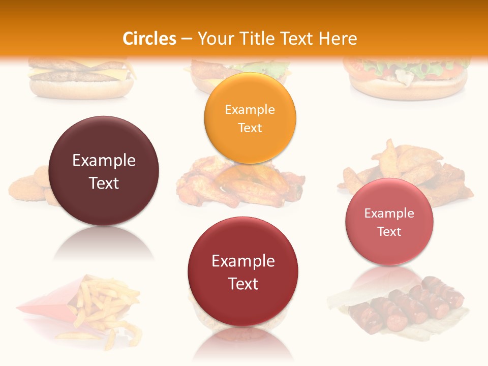 Huge Pizza Fried PowerPoint Template