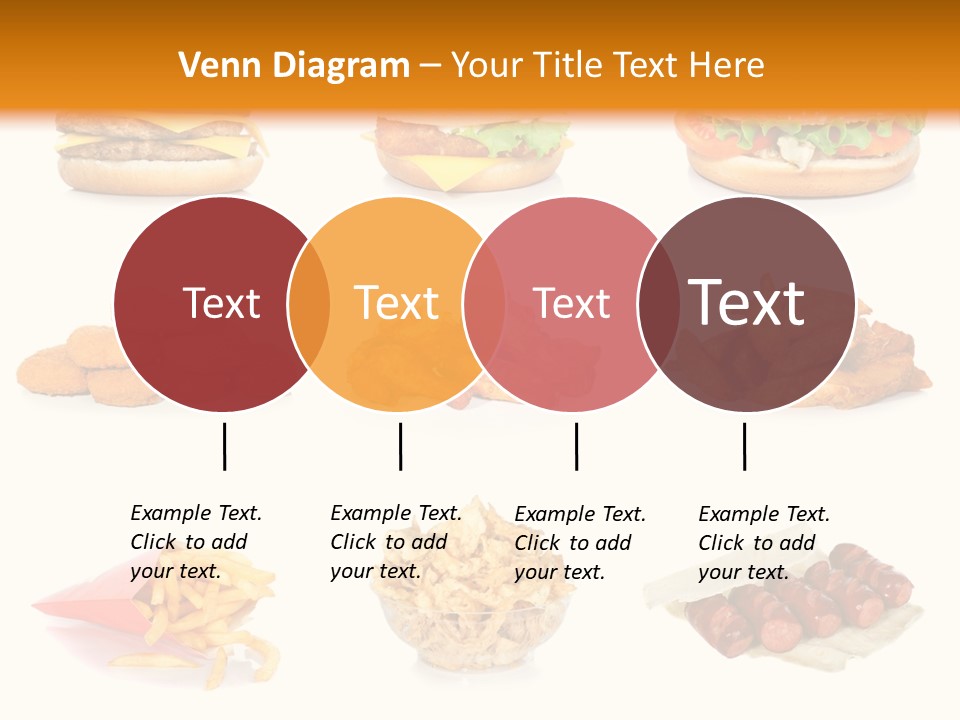 Huge Pizza Fried PowerPoint Template