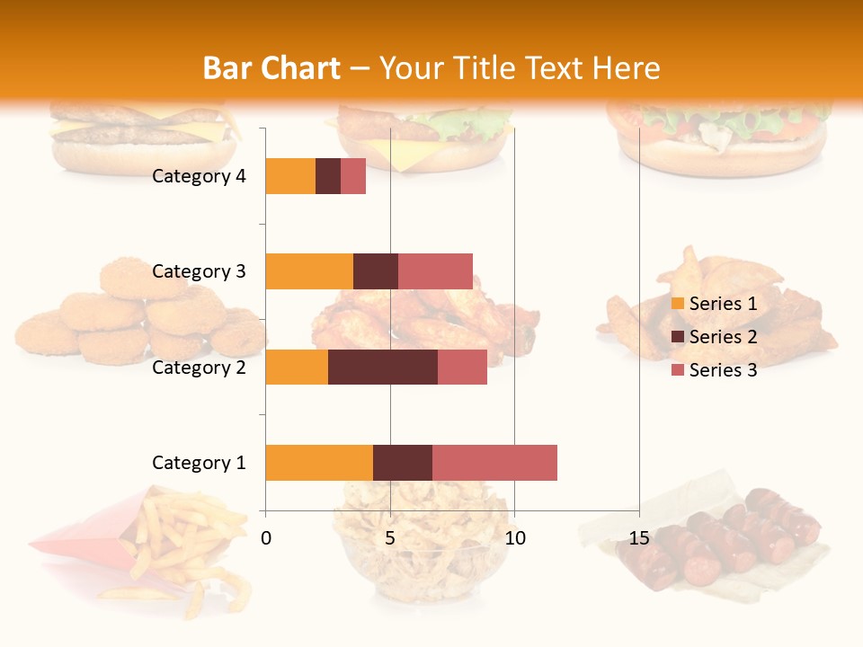 Huge Pizza Fried PowerPoint Template