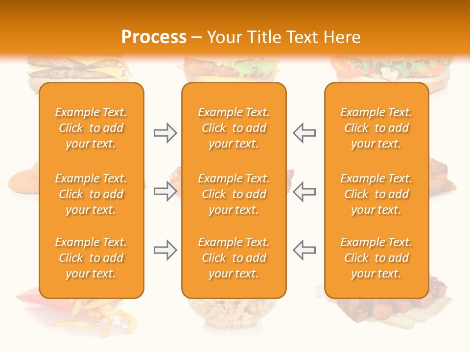 Huge Pizza Fried PowerPoint Template