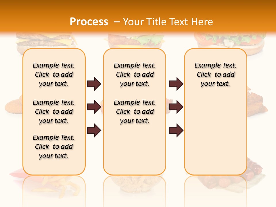 Huge Pizza Fried PowerPoint Template