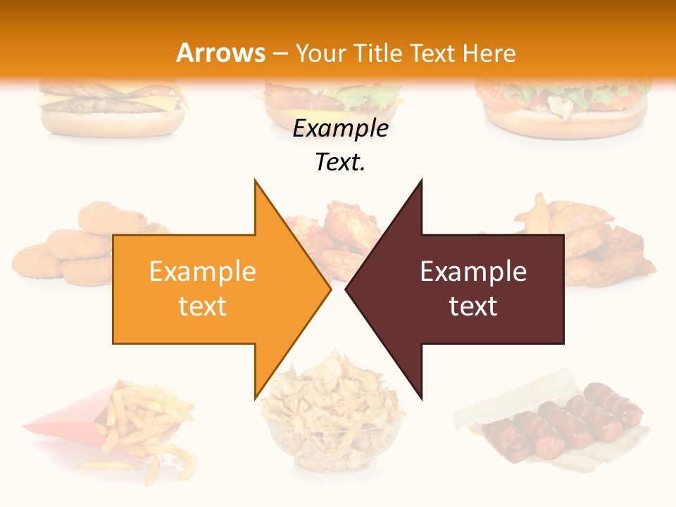 Huge Pizza Fried PowerPoint Template
