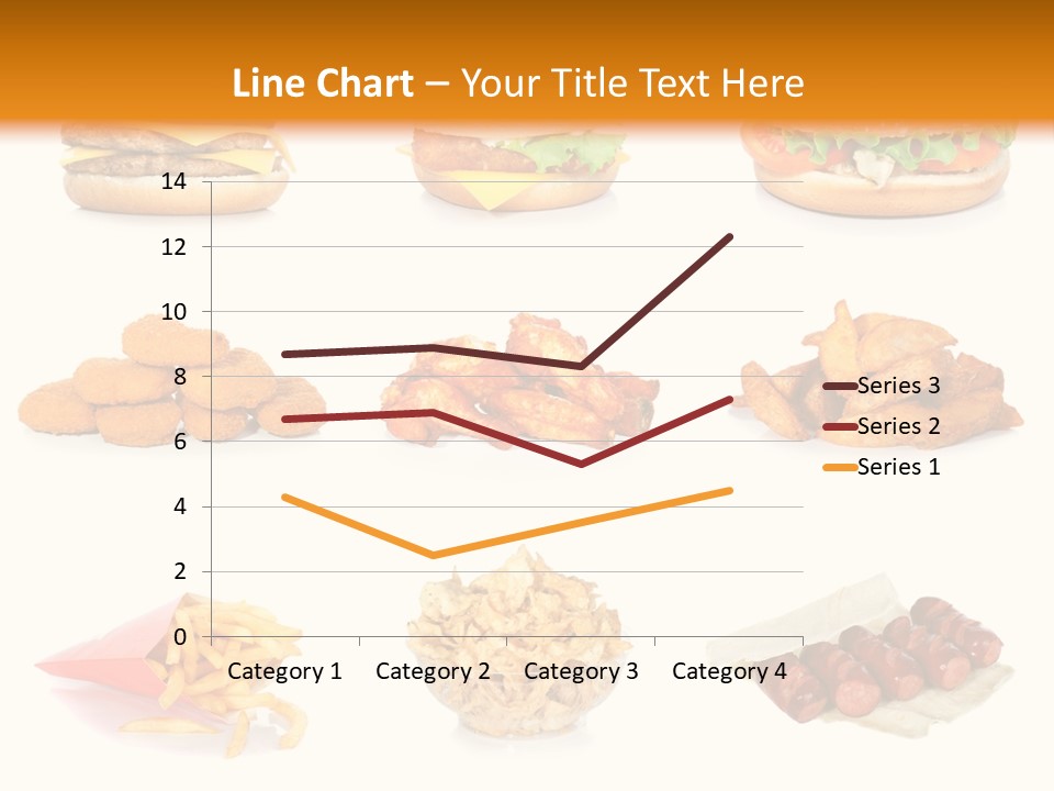 Huge Pizza Fried PowerPoint Template