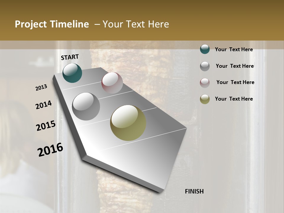 Finishing Shaurma Meat PowerPoint Template