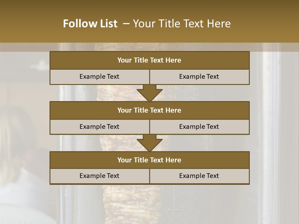 Finishing Shaurma Meat PowerPoint Template