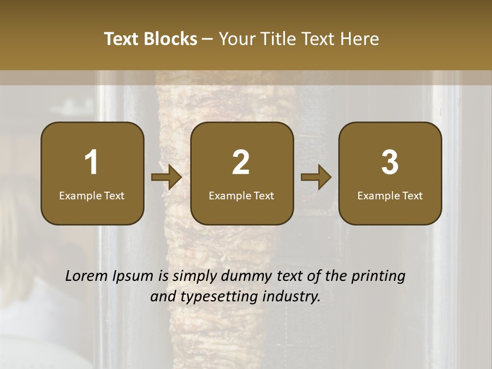 Finishing Shaurma Meat PowerPoint Template