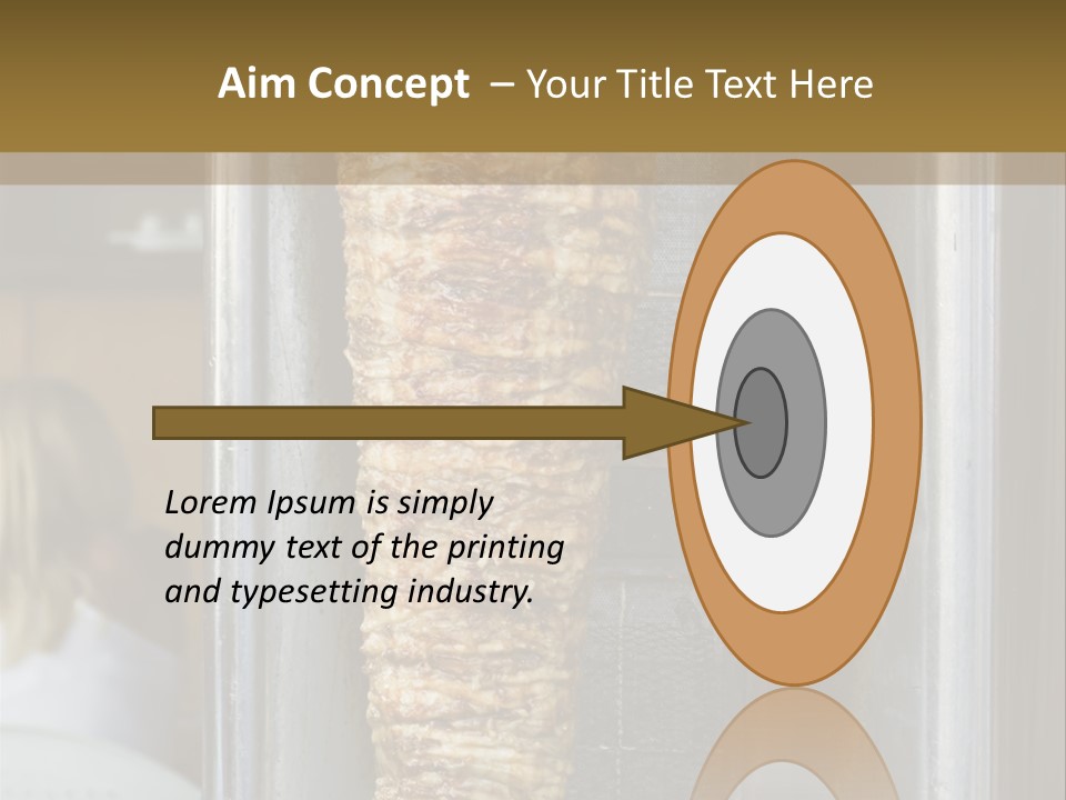 Finishing Shaurma Meat PowerPoint Template