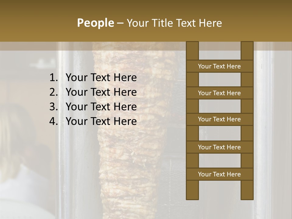 Finishing Shaurma Meat PowerPoint Template