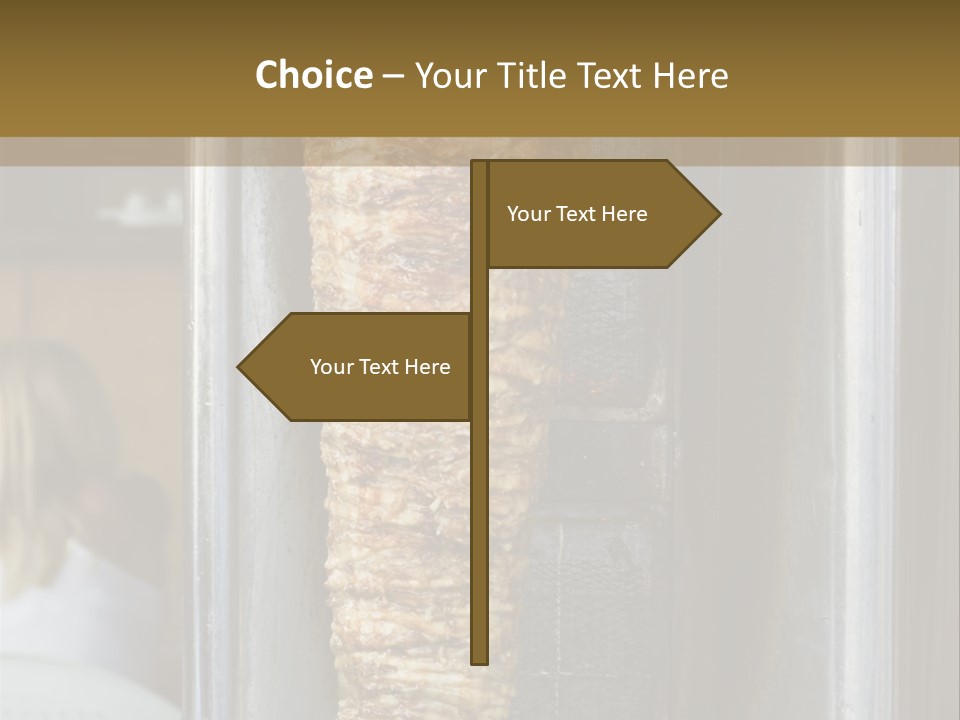 Finishing Shaurma Meat PowerPoint Template