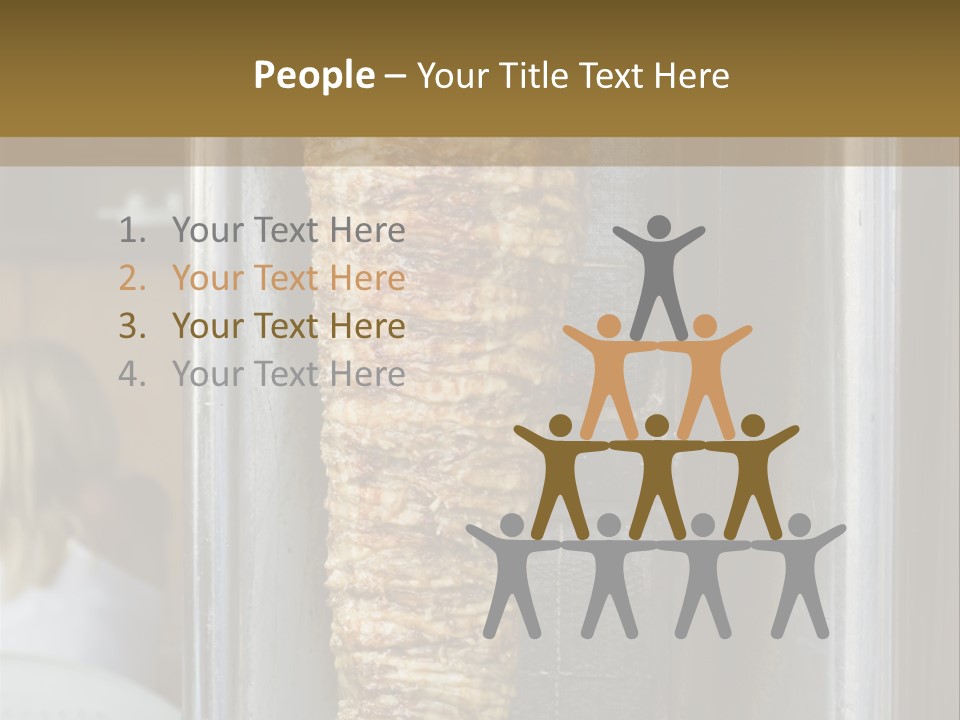 Finishing Shaurma Meat PowerPoint Template