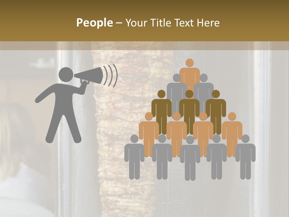 Finishing Shaurma Meat PowerPoint Template