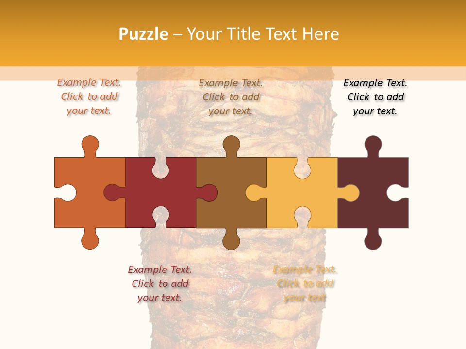 Beef Meat Shawarma PowerPoint Template