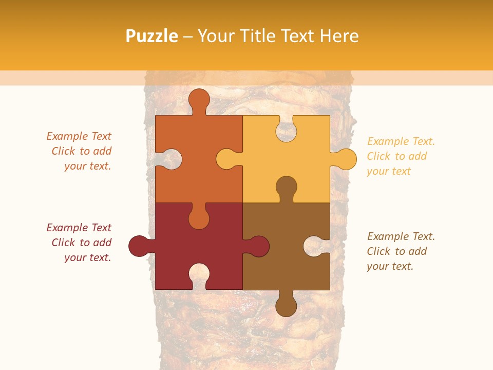 Beef Meat Shawarma PowerPoint Template