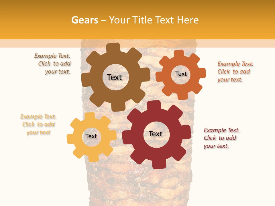 Beef Meat Shawarma PowerPoint Template