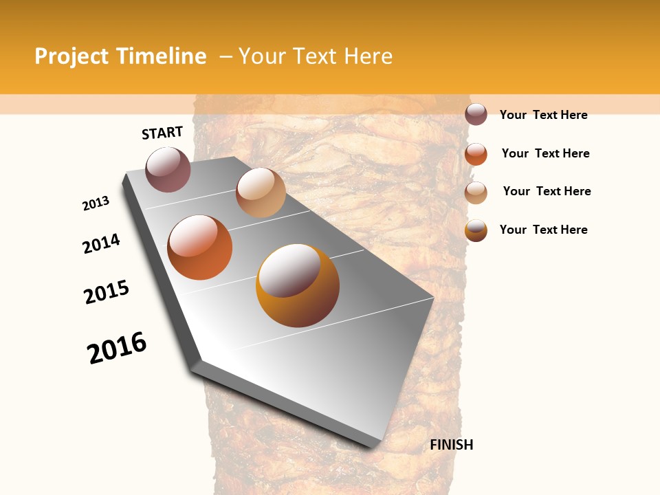 Beef Meat Shawarma PowerPoint Template