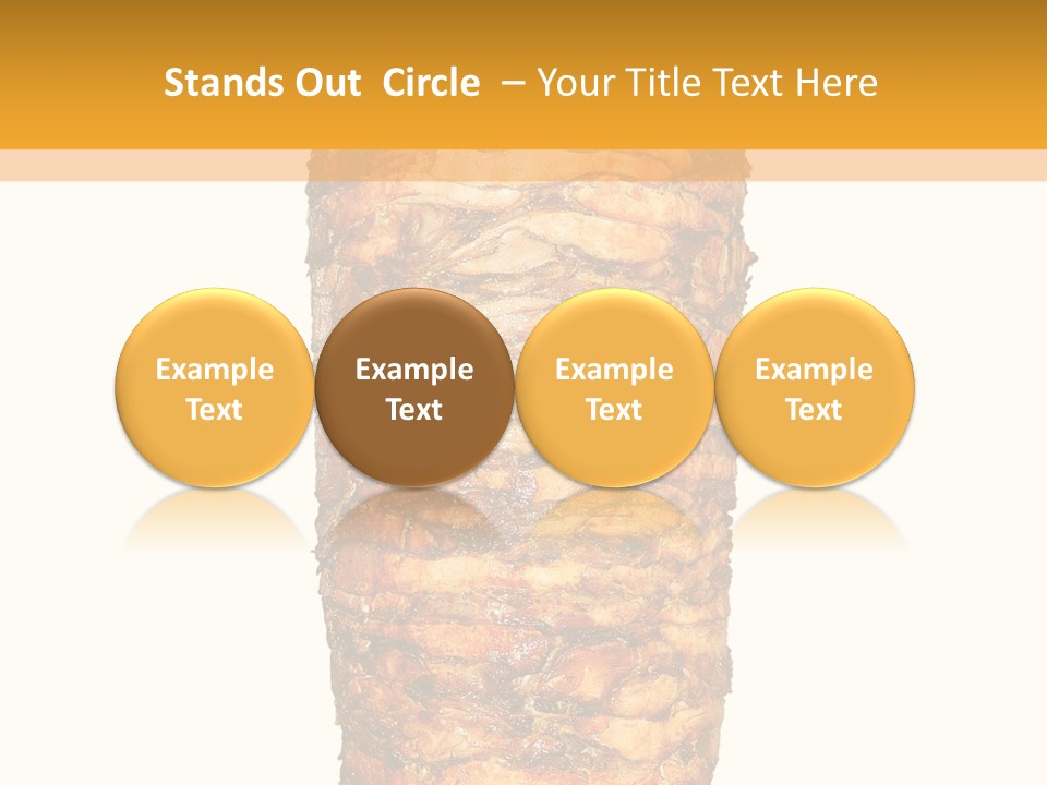 Beef Meat Shawarma PowerPoint Template