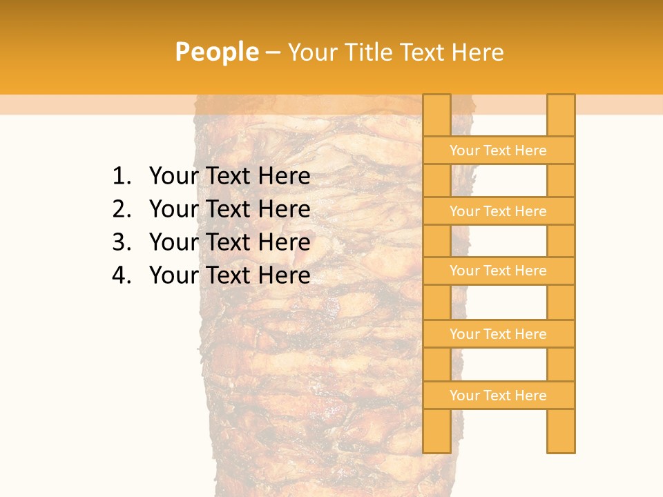 Beef Meat Shawarma PowerPoint Template
