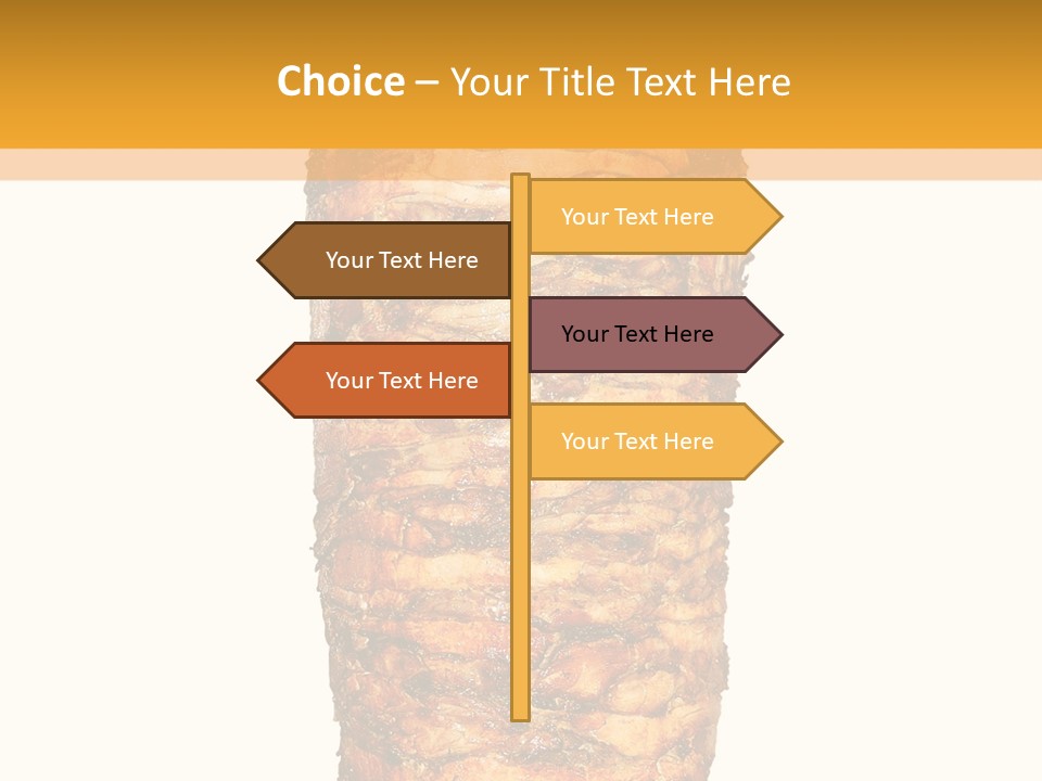 Beef Meat Shawarma PowerPoint Template