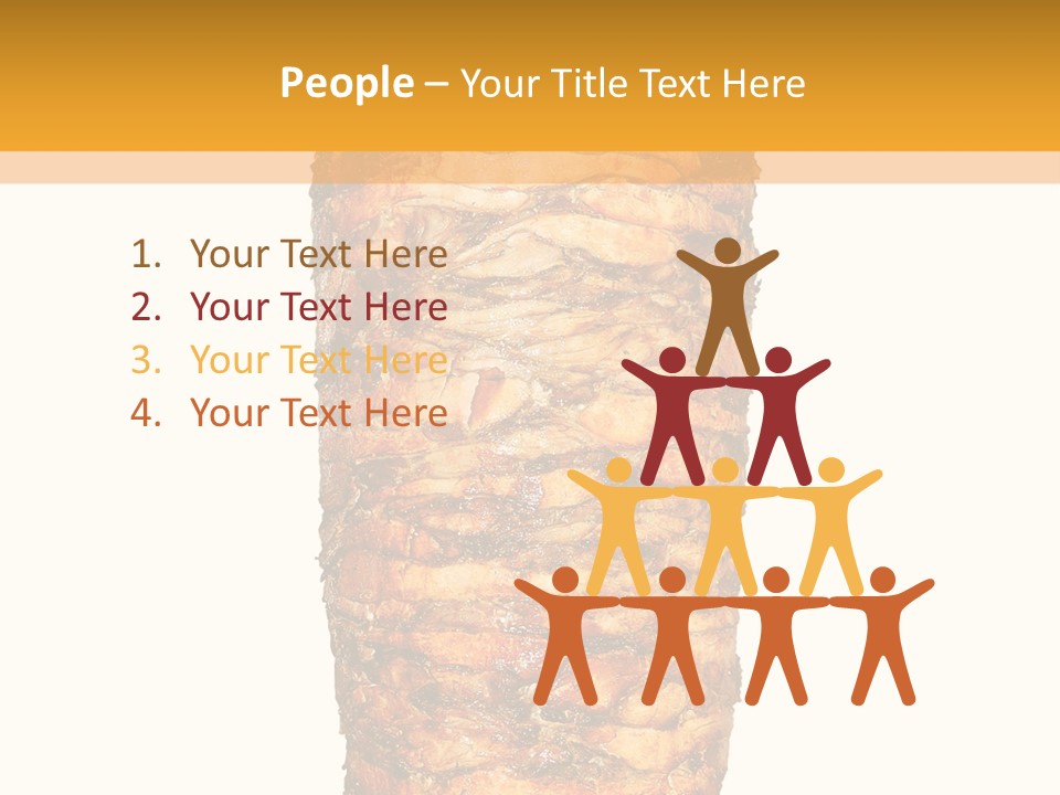 Beef Meat Shawarma PowerPoint Template