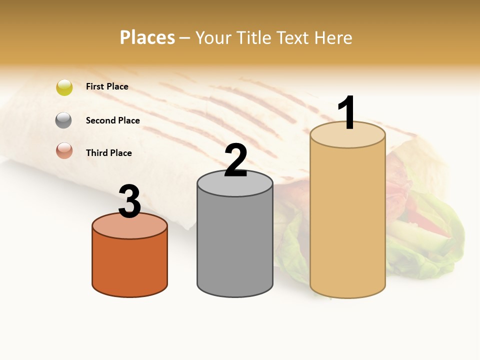 Burrito Tortilla Chopped PowerPoint Template