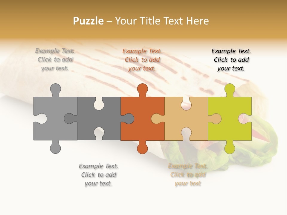 Burrito Tortilla Chopped PowerPoint Template