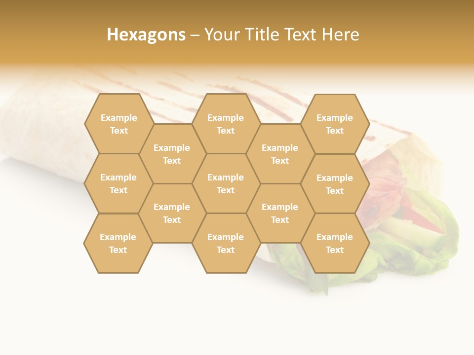 Burrito Tortilla Chopped PowerPoint Template