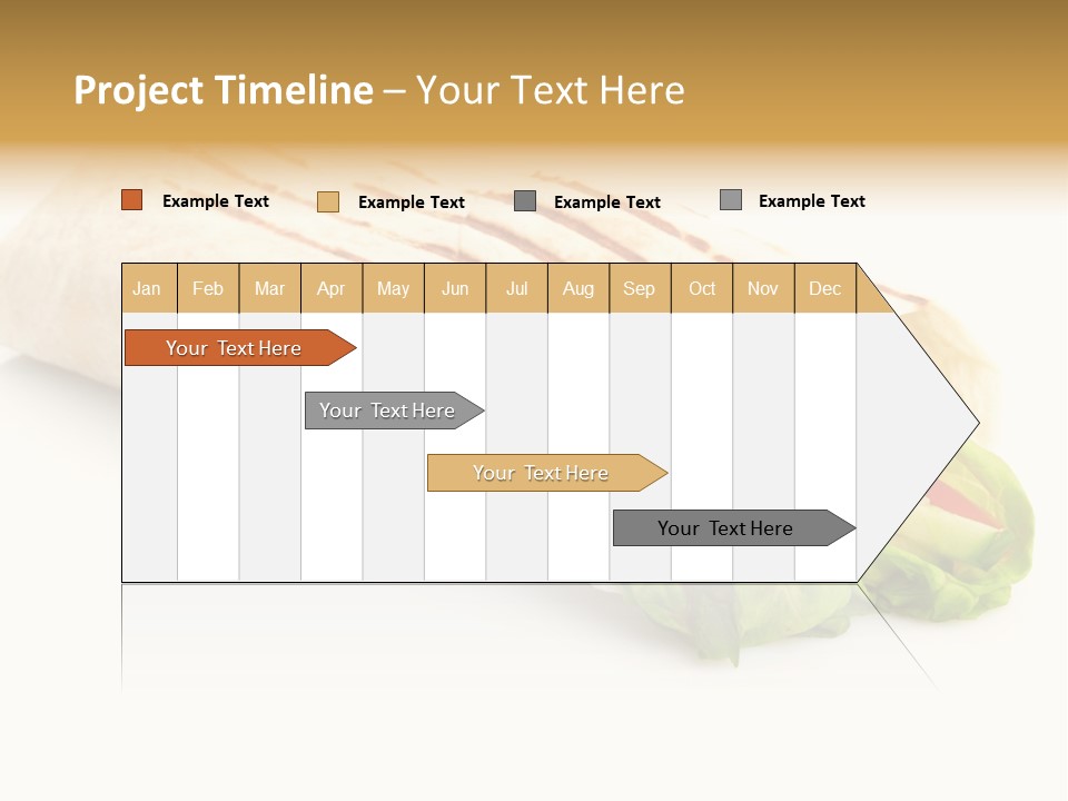 Burrito Tortilla Chopped PowerPoint Template
