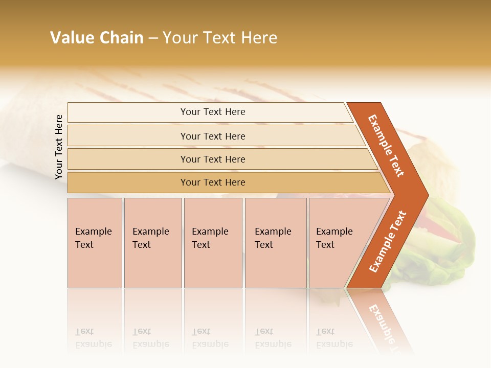 Burrito Tortilla Chopped PowerPoint Template
