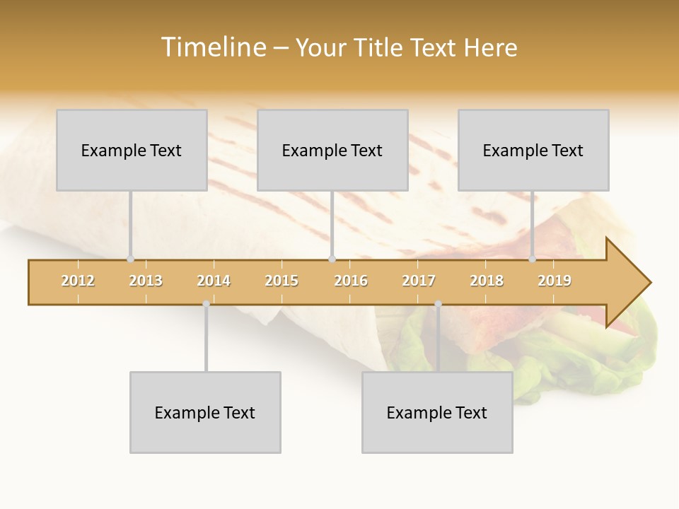 Burrito Tortilla Chopped PowerPoint Template