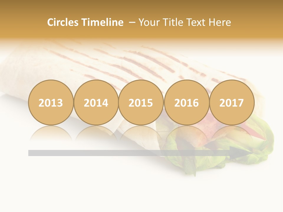 Burrito Tortilla Chopped PowerPoint Template