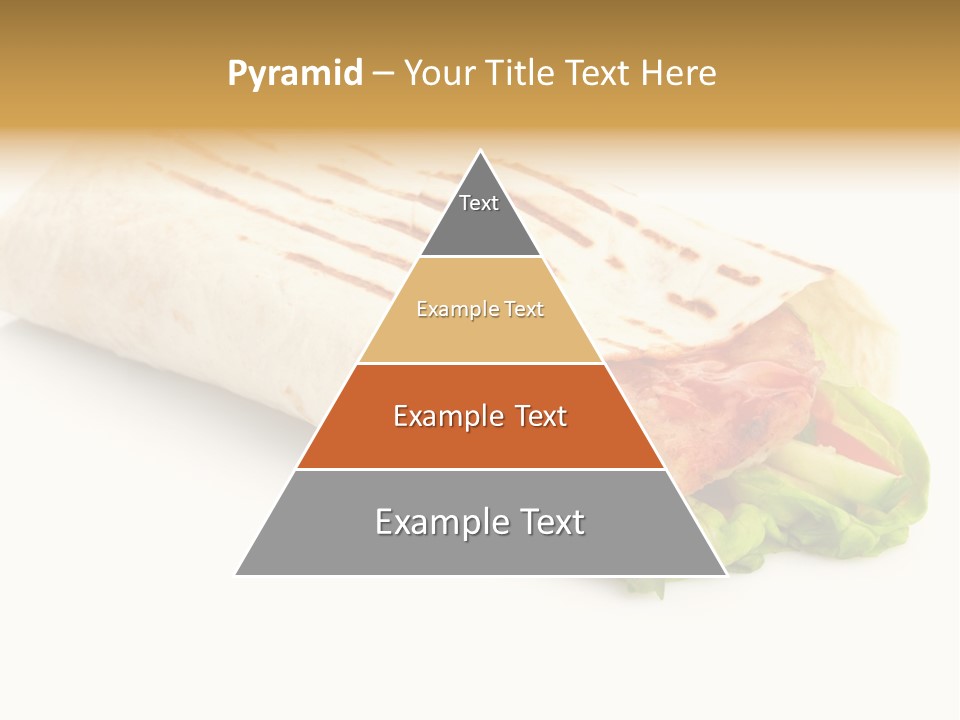 Burrito Tortilla Chopped PowerPoint Template