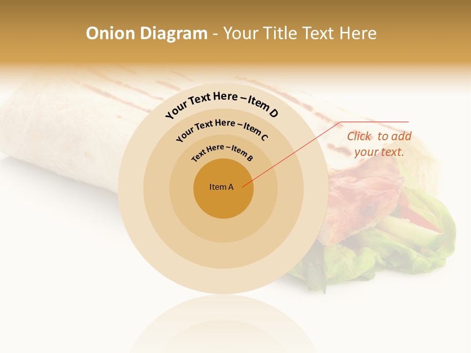 Burrito Tortilla Chopped PowerPoint Template