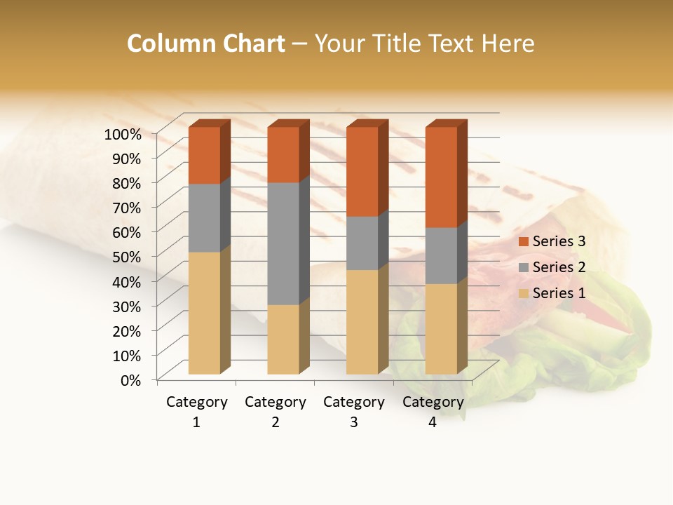 Burrito Tortilla Chopped PowerPoint Template