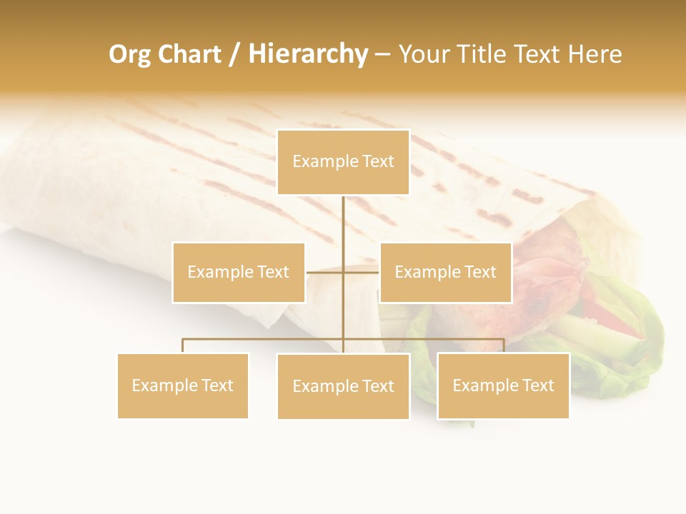 Burrito Tortilla Chopped PowerPoint Template