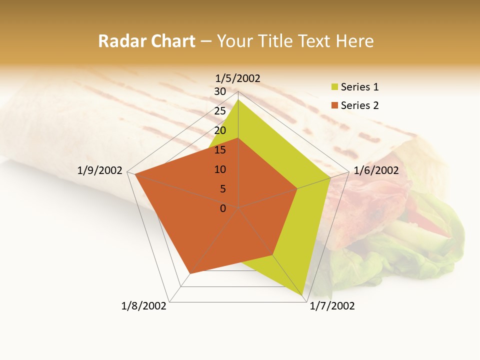 Burrito Tortilla Chopped PowerPoint Template