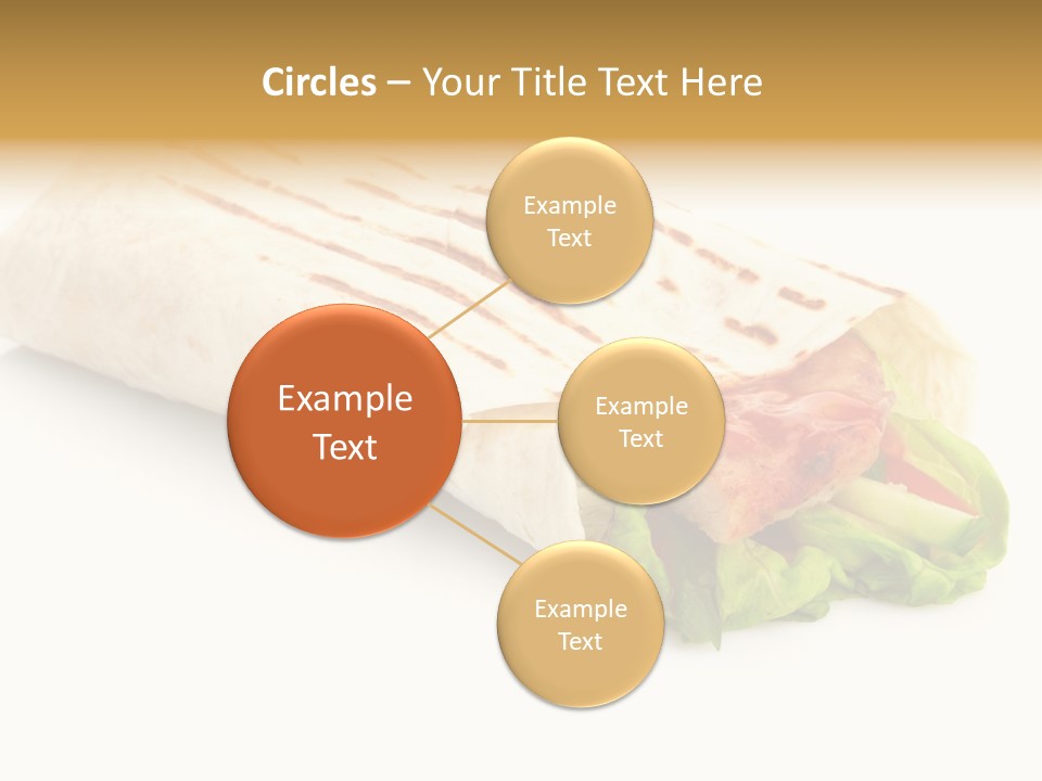 Burrito Tortilla Chopped PowerPoint Template