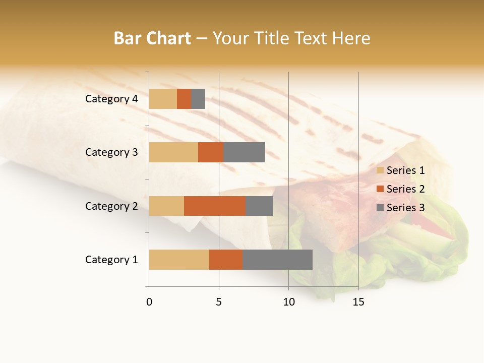 Burrito Tortilla Chopped PowerPoint Template